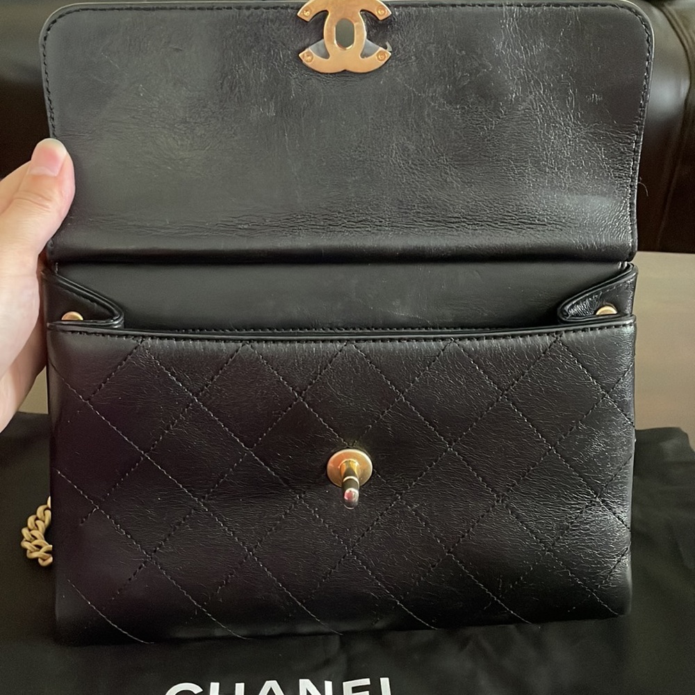 Chanel small coco luxe flap bag black - Picture 6 of 16